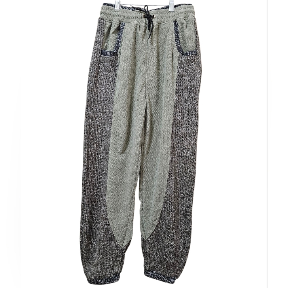 Oli & Hali Olive Green Soft Knit Joggers NEW Size Small